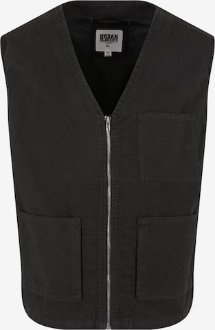 Urban Classics Bodywarmer in Zwart: voorkant