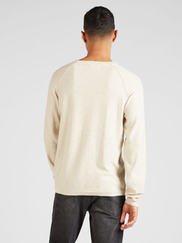 JACK & JONES Pullover 'UNION' in Beige