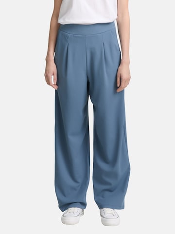 TOM TAILOR DENIM Wide Leg Hose in Blau: Vorderseite