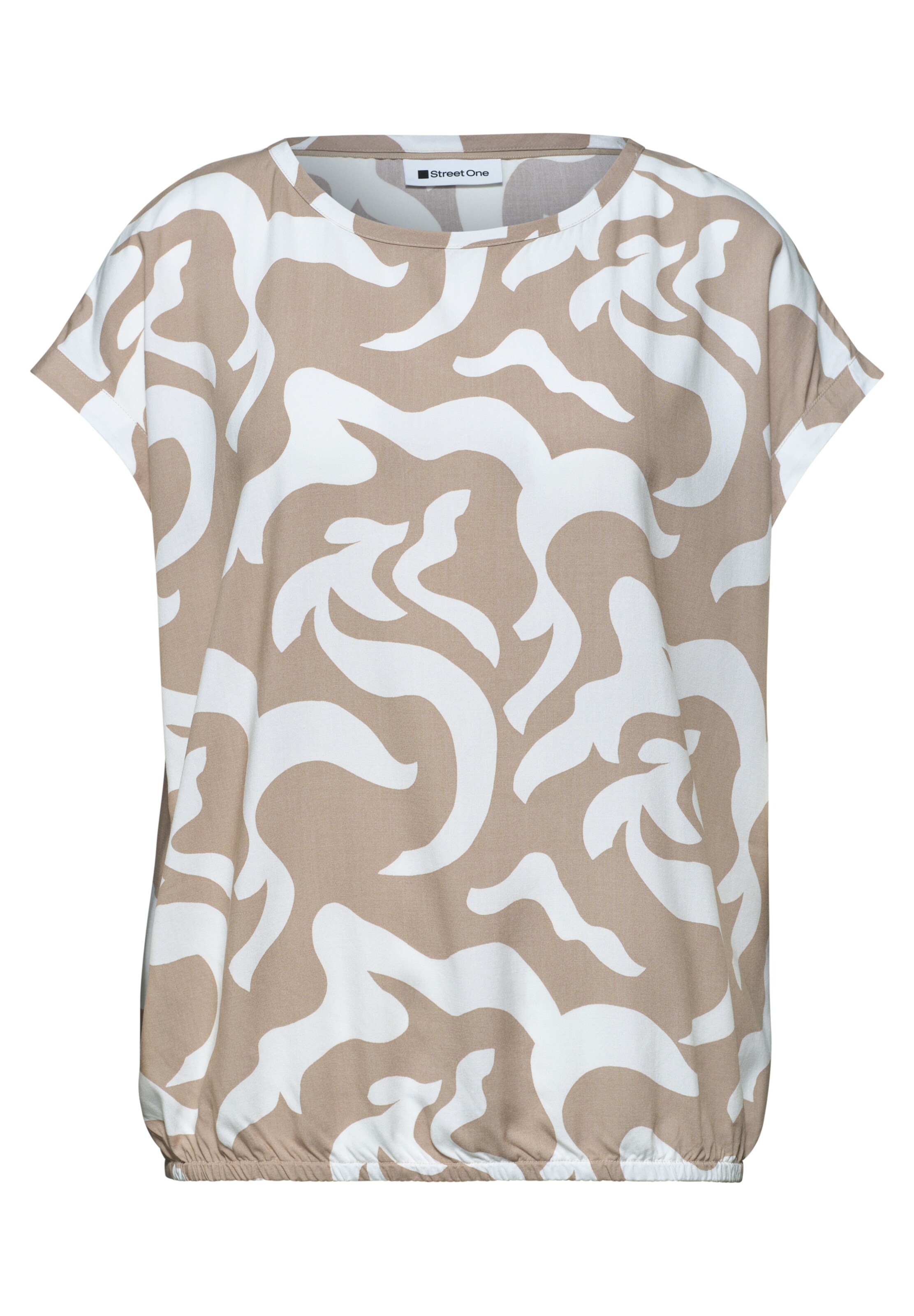 STREET ONE Bluse in Beige: Vorderseite