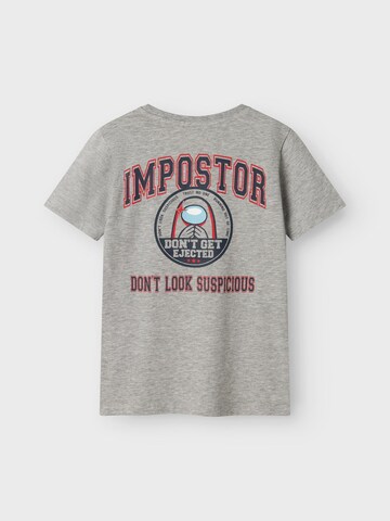 T-Shirt 'Among Us' NAME IT en gris