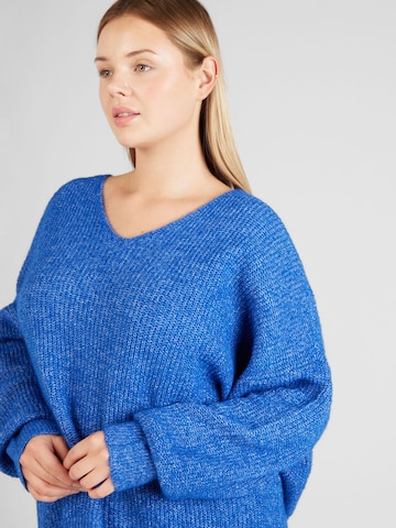 Vero Moda Curve Sweater 'Mili' in Blue