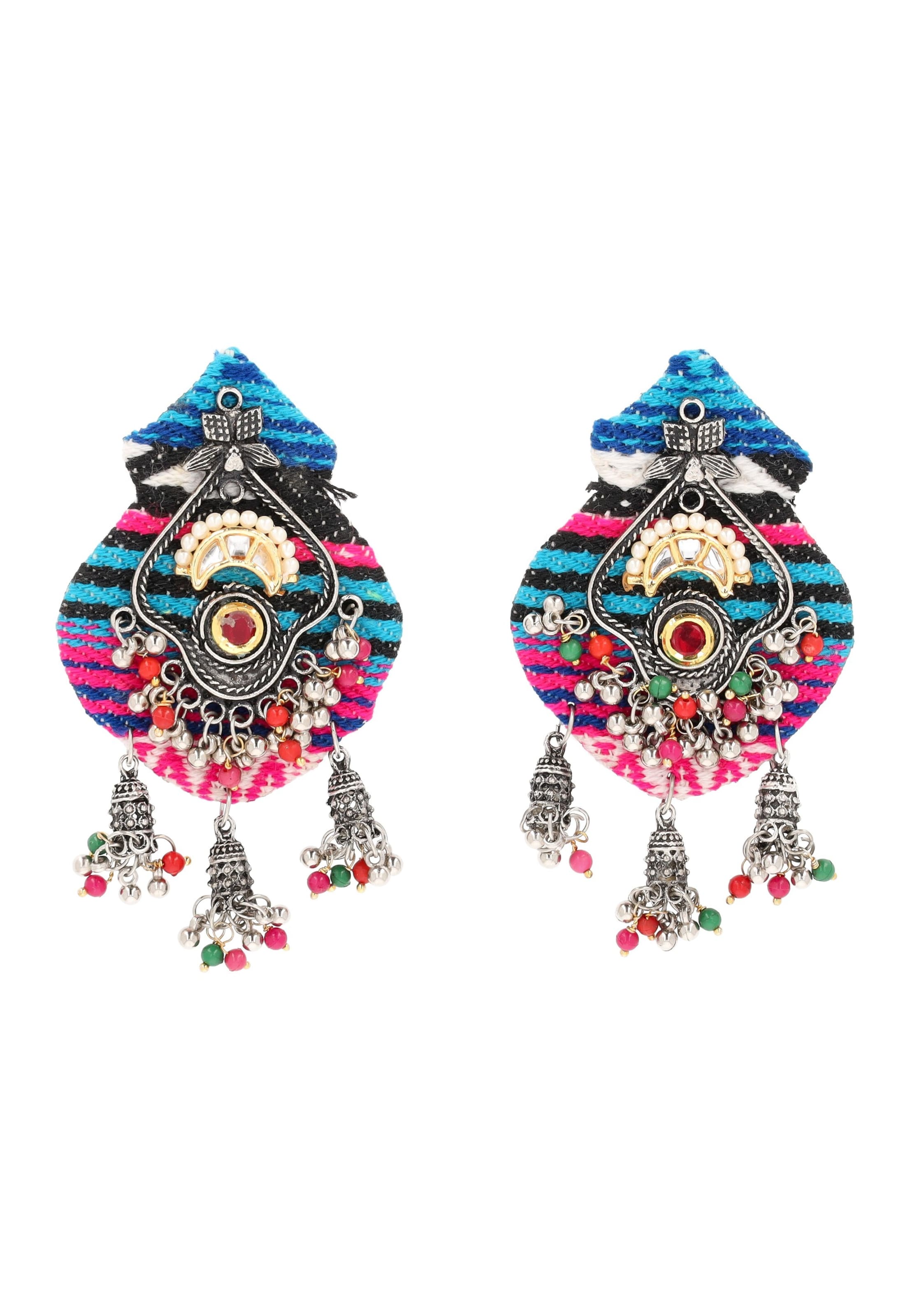 IZIA Ohrringe in Mischfarben: Vorderseite