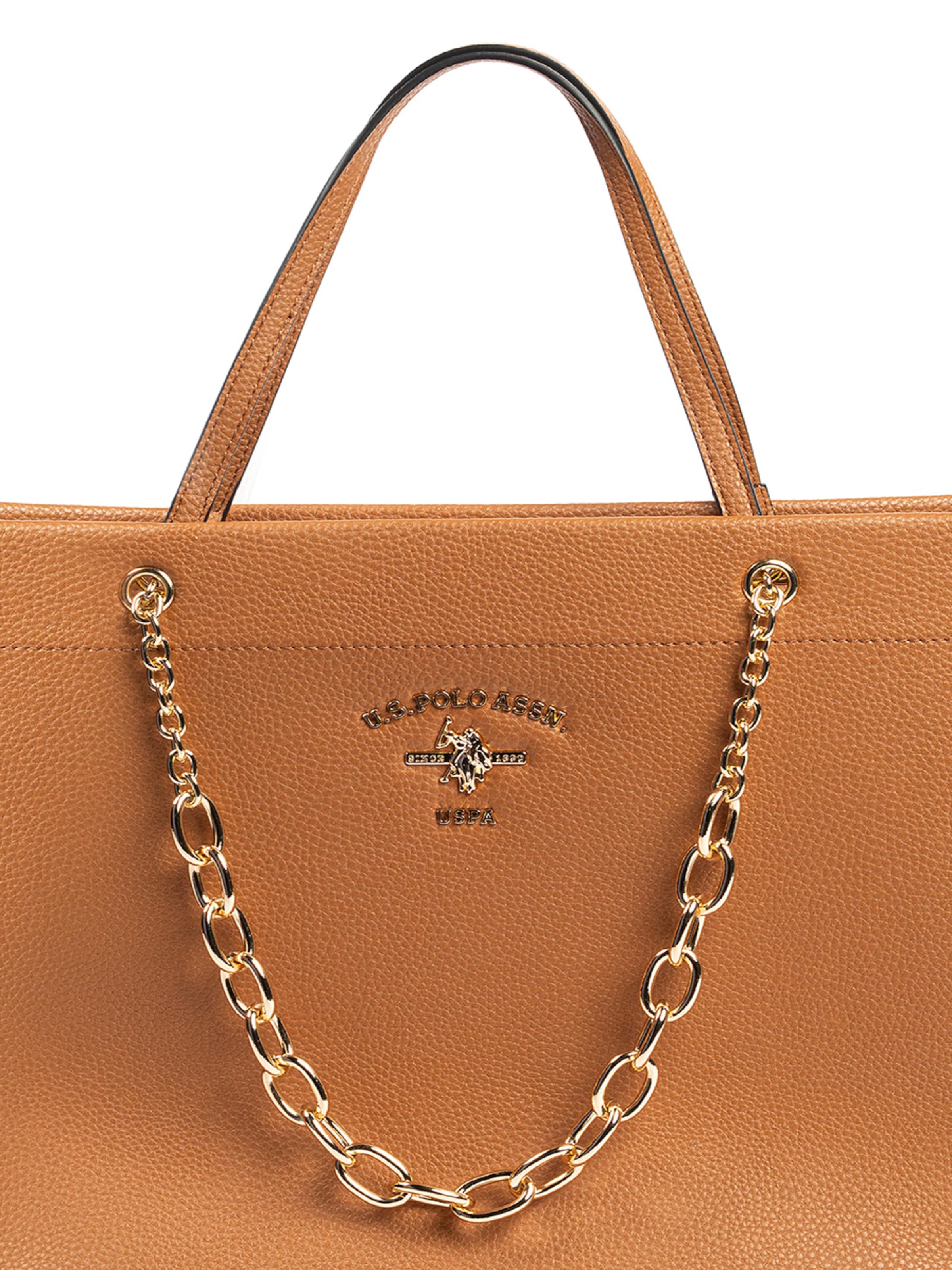 Shopper di U.S. POLO ASSN. in marrone