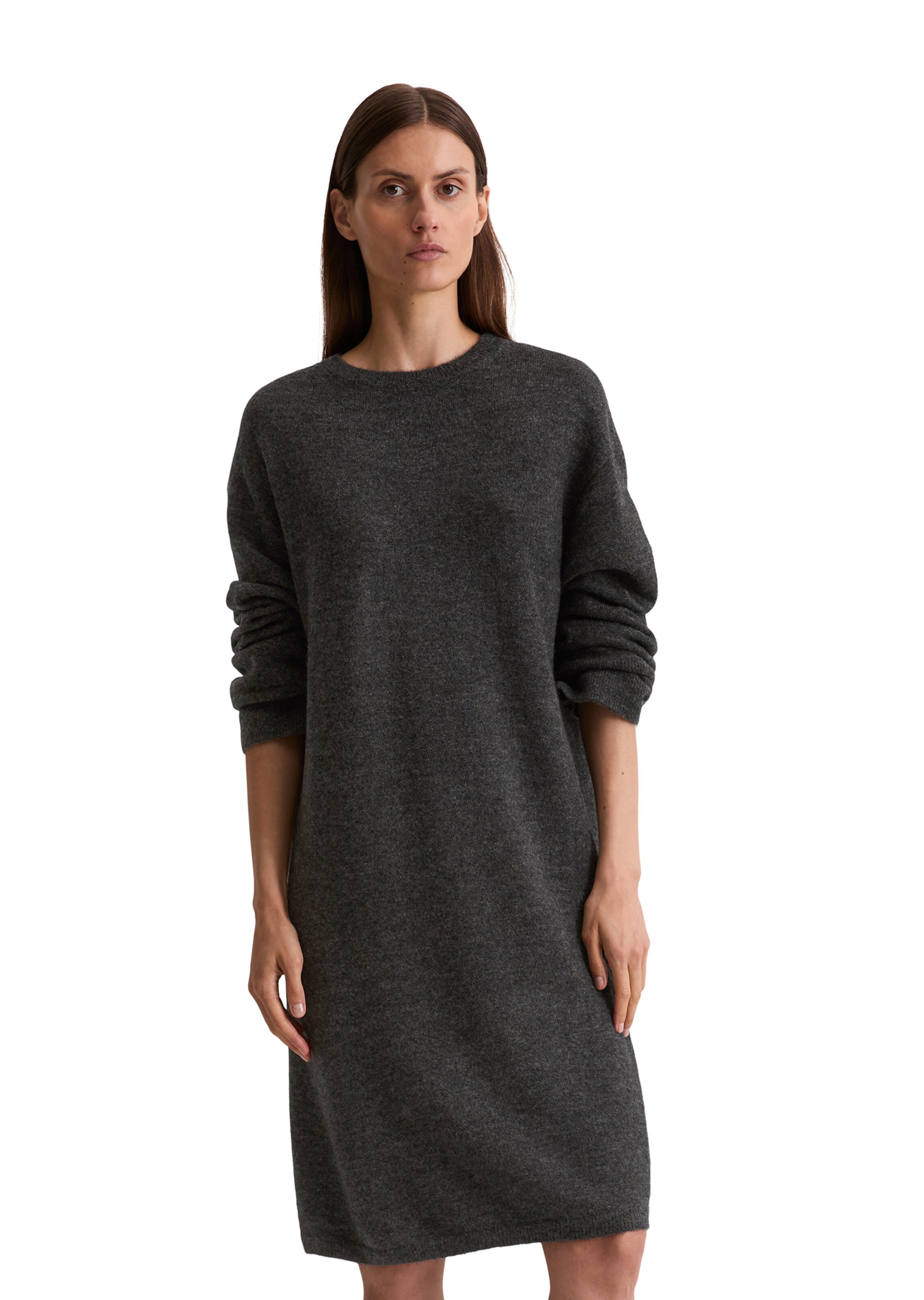 pelēks Marc O'Polo Adīta kleita: no priekšpuses