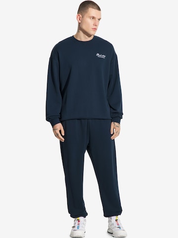 Prosto Regular Workout Pants 'Football' in Blue