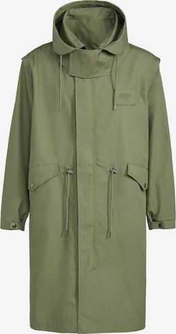 Manteau mi-saison ESPRIT en vert : devant