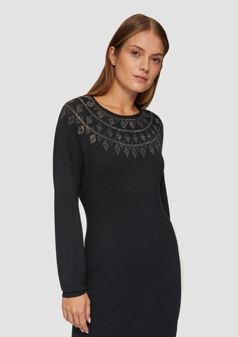 s.Oliver BLACK LABEL Jurk in Zwart