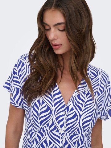 ONLY Blusekjole 'ONLNova' i blå