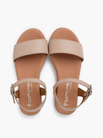 Sandales Pisamonas en beige