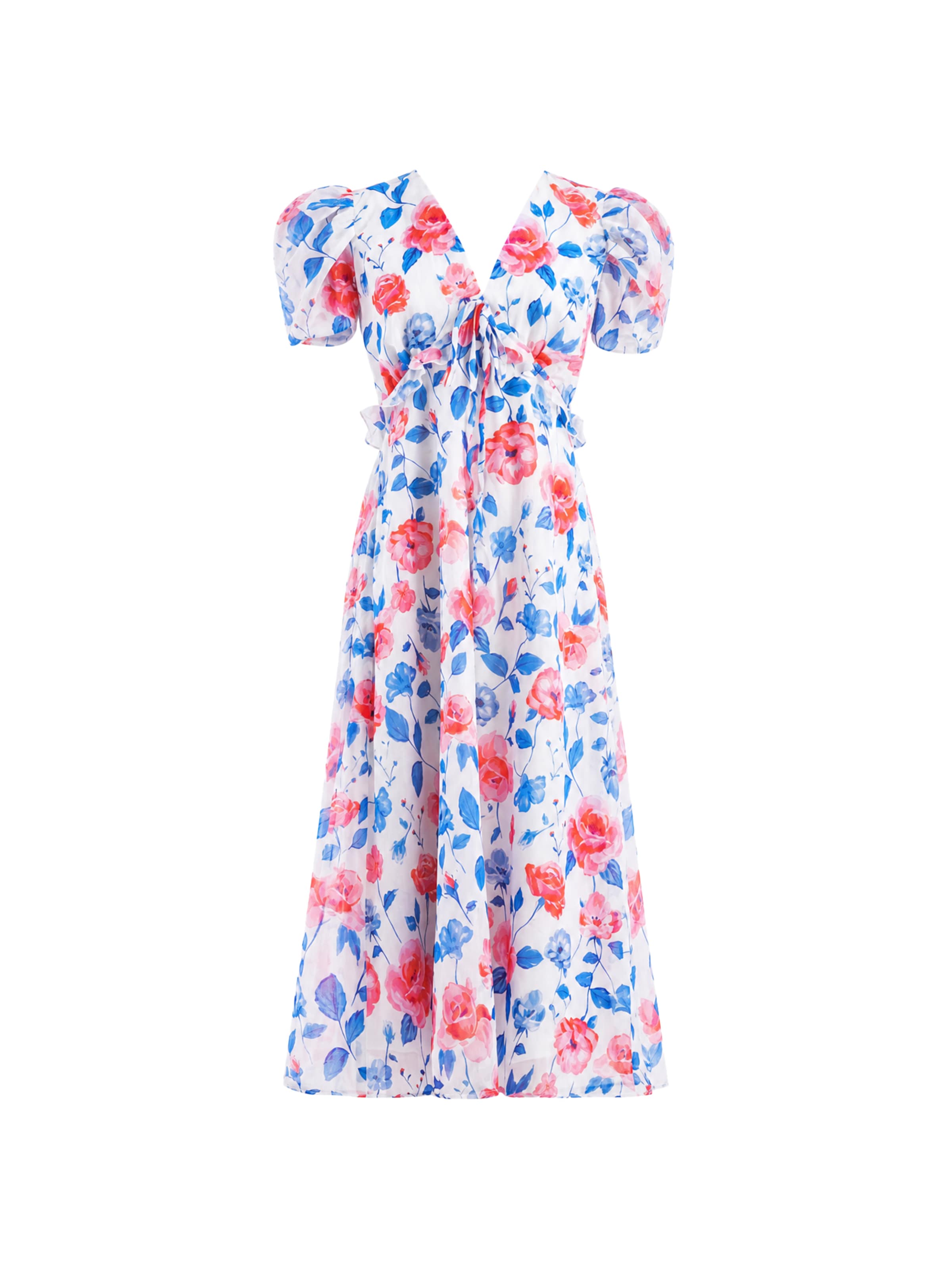 Abito di Haris Cotton in bianco: frontale
