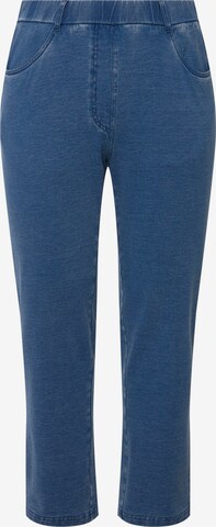 Regular Pantaloni de la Ulla Popken pe albastru: față