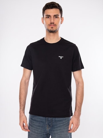T-Shirt 'ESSENTIAL SPORTS TEE BLACK' Barbour en noir