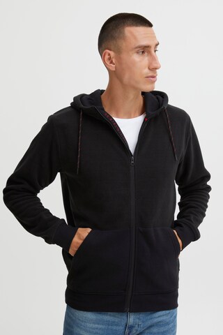 Veste en polaire 'Lando' INDICODE JEANS en noir : devant