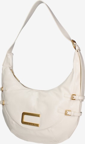 Borsa a spalla di Custo Barcelona in bianco: frontale