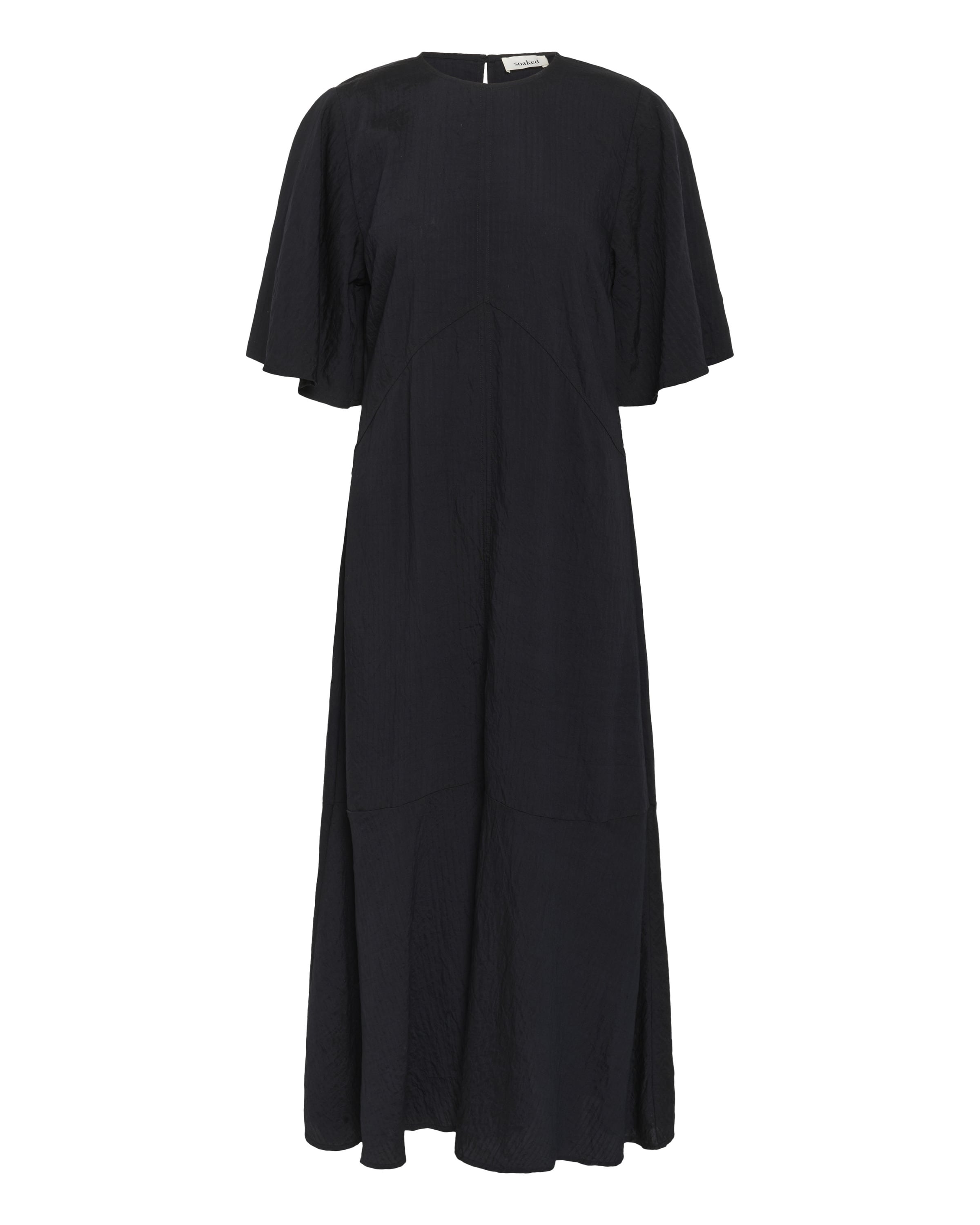 SOAKED IN LUXURY Jurk 'Emmy' in Zwart: voorkant