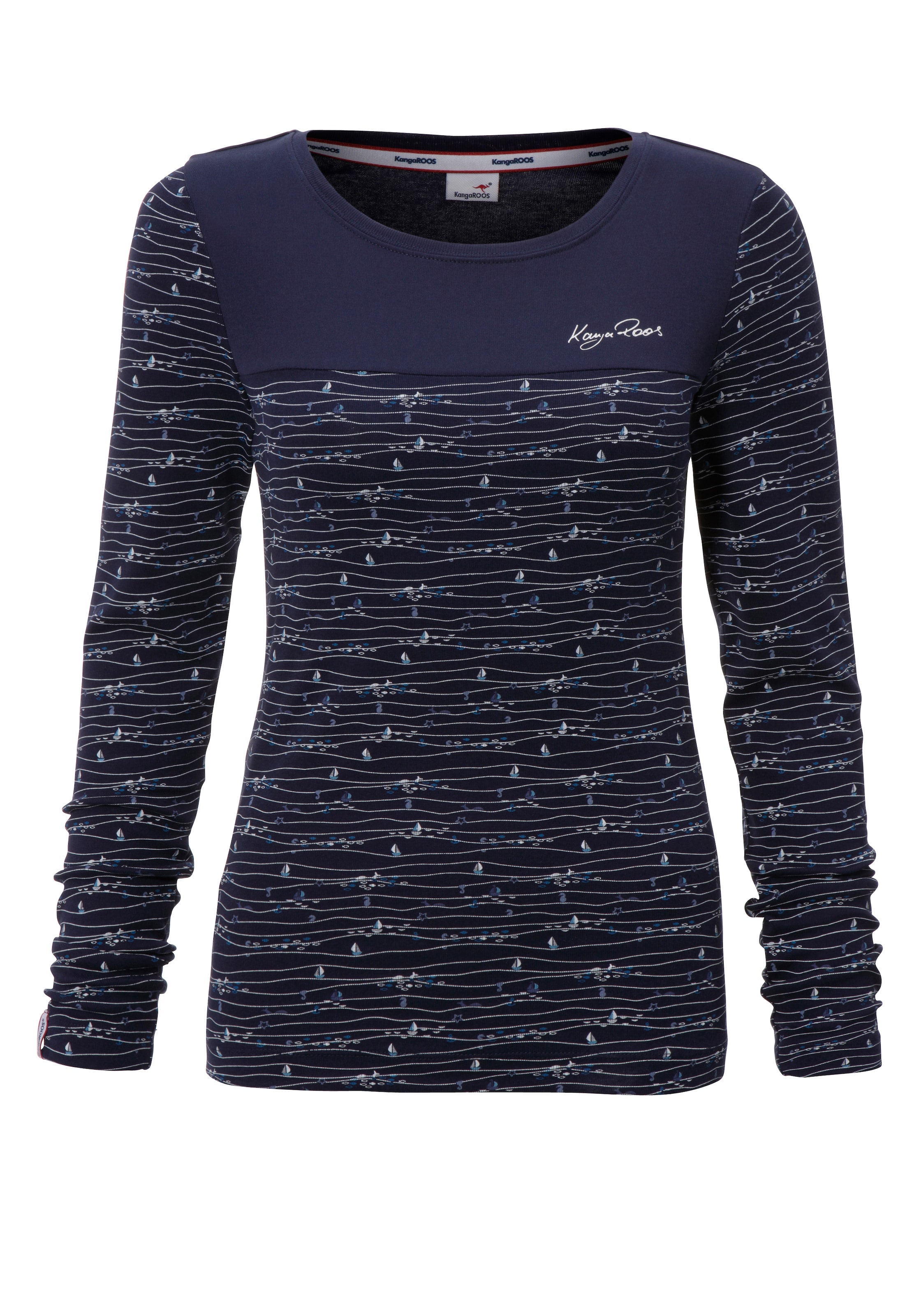 KangaROOS Shirt in Blue: front