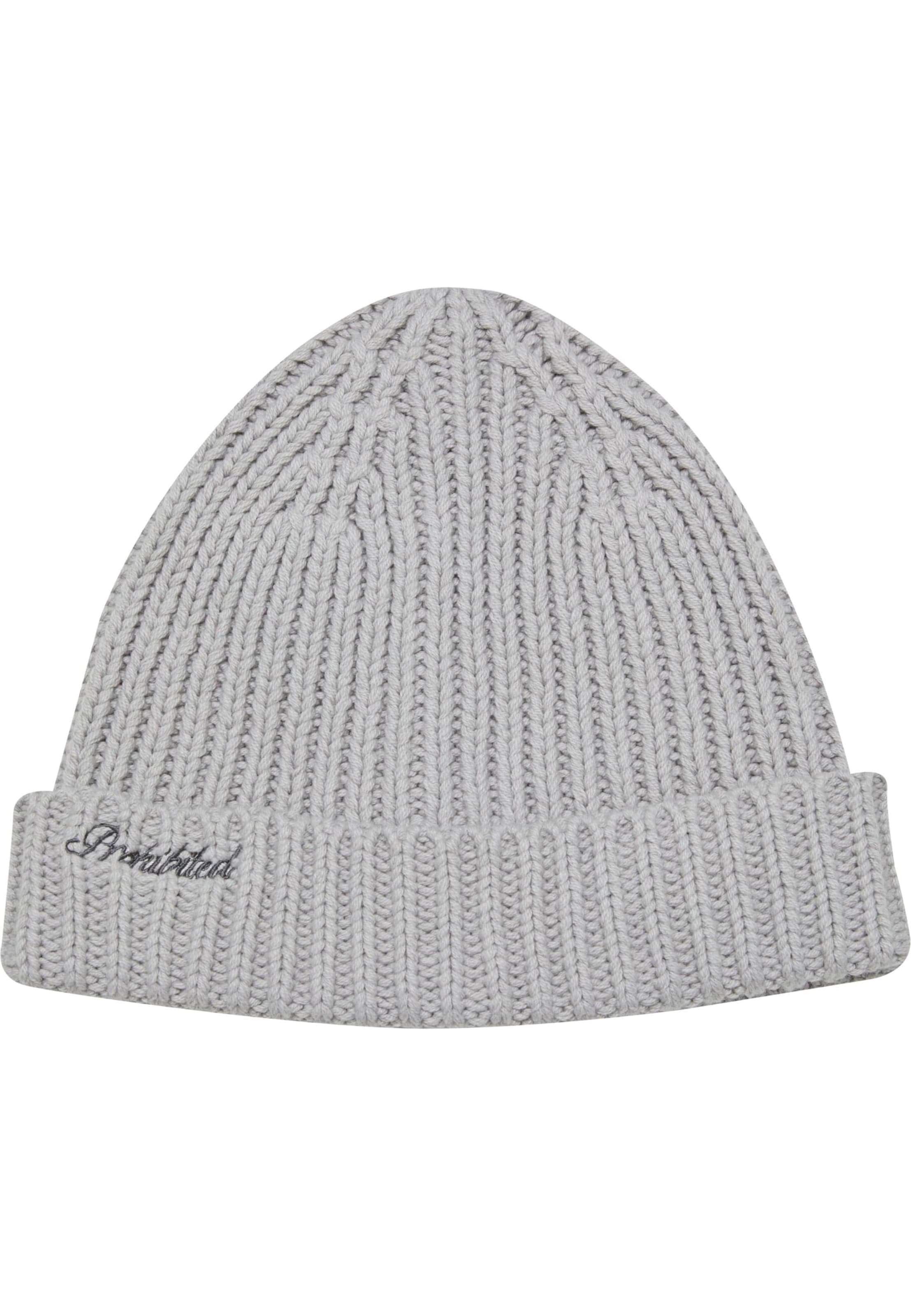 Prohibited Čepice 'Rough' – šedá: přední strana