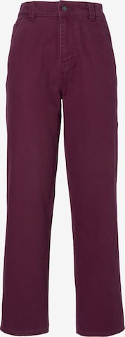 DICKIES Luźne Spodnie w kolorze fioletowy: przód