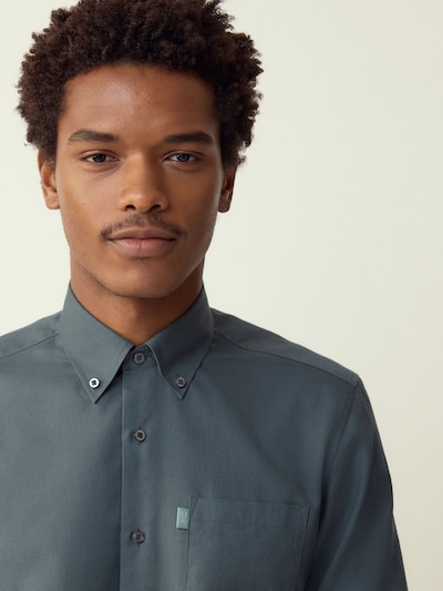 Next Hemd 'Oxford' in petrol, Produktansicht