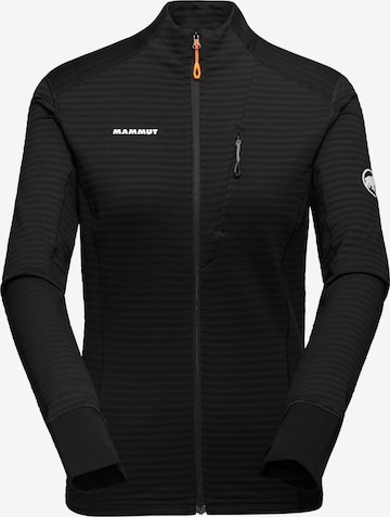 MAMMUT Funktionsfleecejacke ‘Taiss Light’ in Schwarz: Vorderseite
