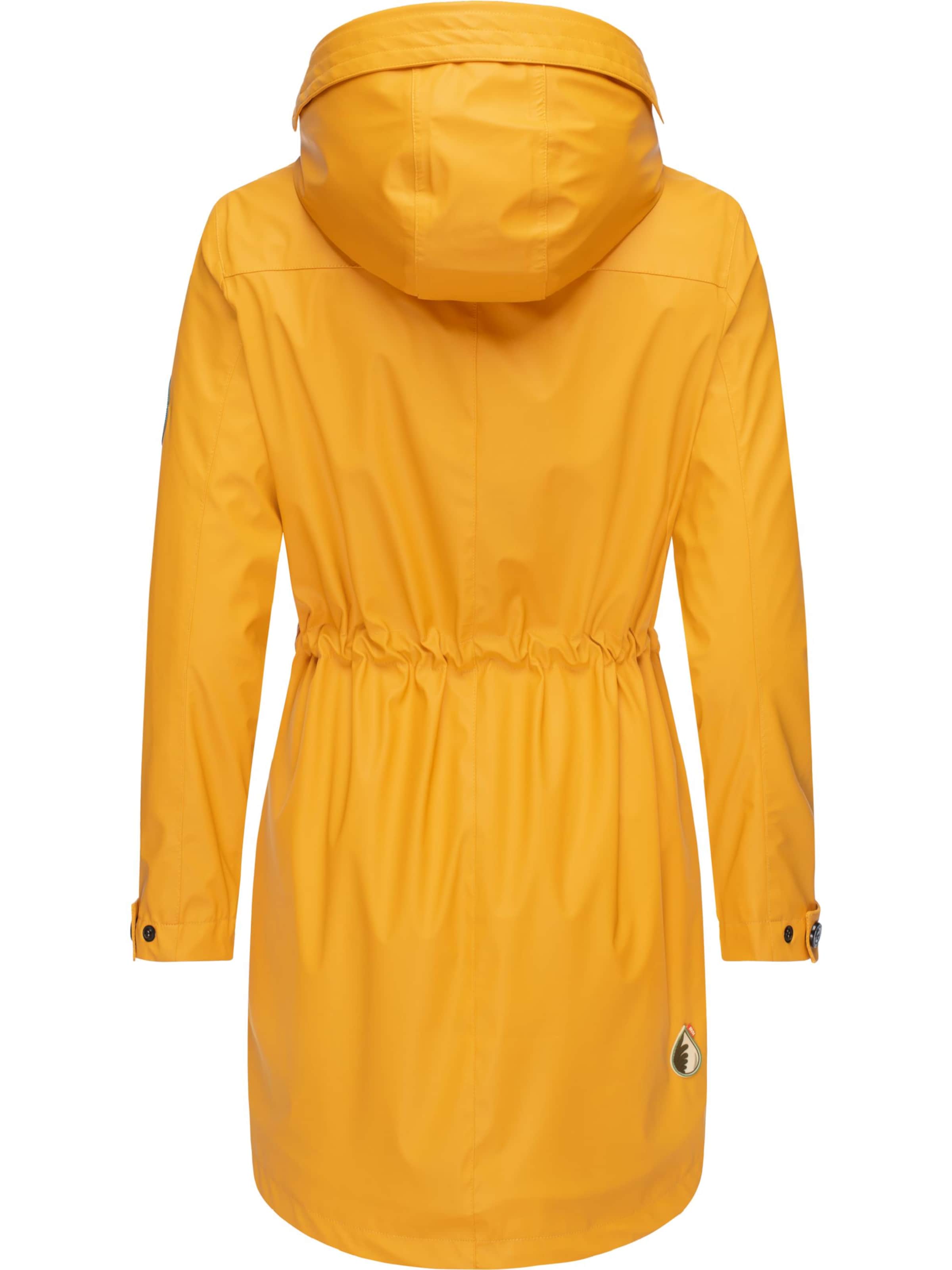 Manteau mi-saison 'Deike' NAVAHOO en jaune