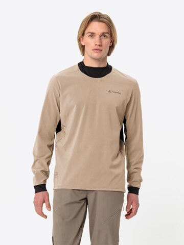 VAUDE Sporttrui ' All Year Moab' in Beige: voorkant