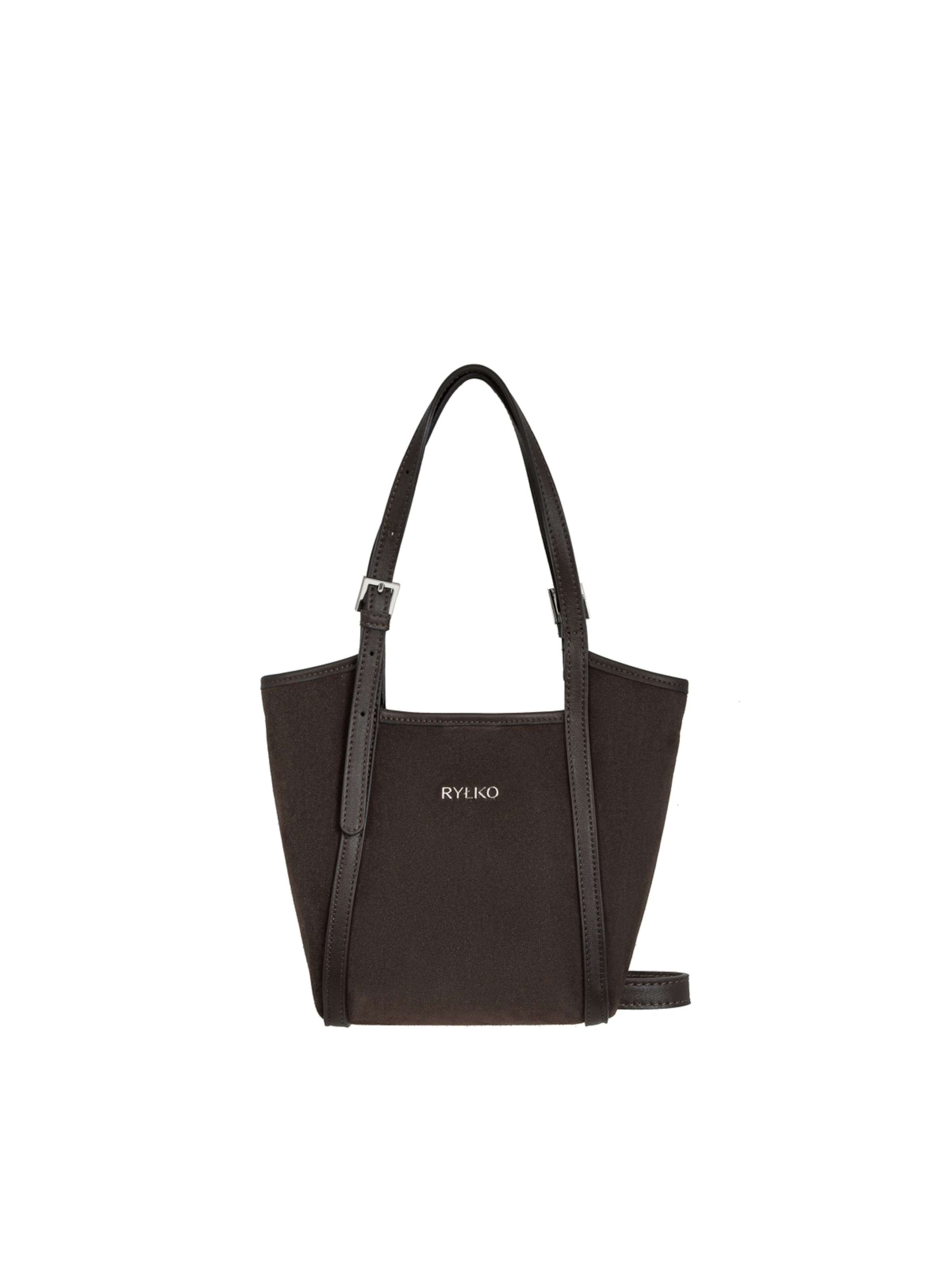 Sac bandoulière RYŁKO en marron : devant