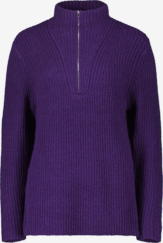 Cartoon Sweater in Purple: front