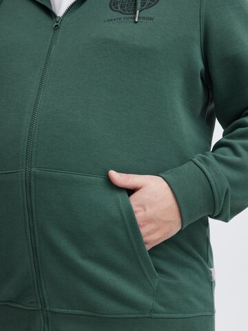 BLEND - Sudadera con cremallera en verde