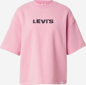 LEVI'S ® Μπλουζάκι 'Graphic Louise SS Crew' σε ροζ: μπροστά