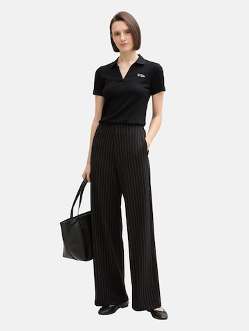 TOM TAILOR Shirt in Zwart