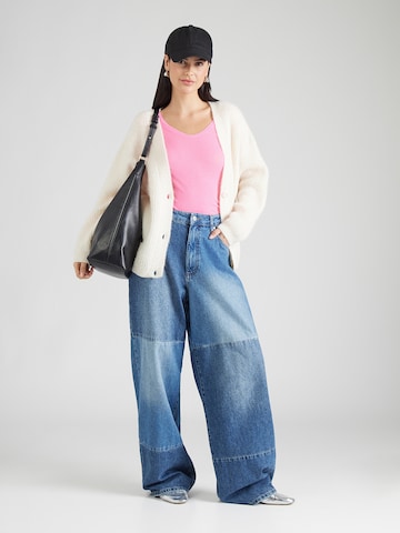 T-shirt 'MASSACHUSETTS' AMERICAN VINTAGE en rose