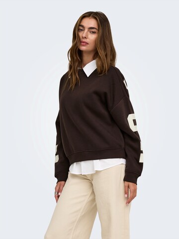 ONLY Sweatshirt in Braun