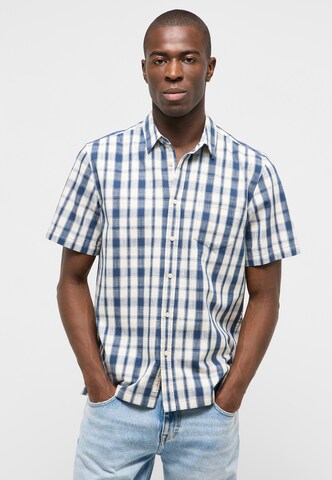 MUSTANG Regular fit Button Up Shirt in Blue: front