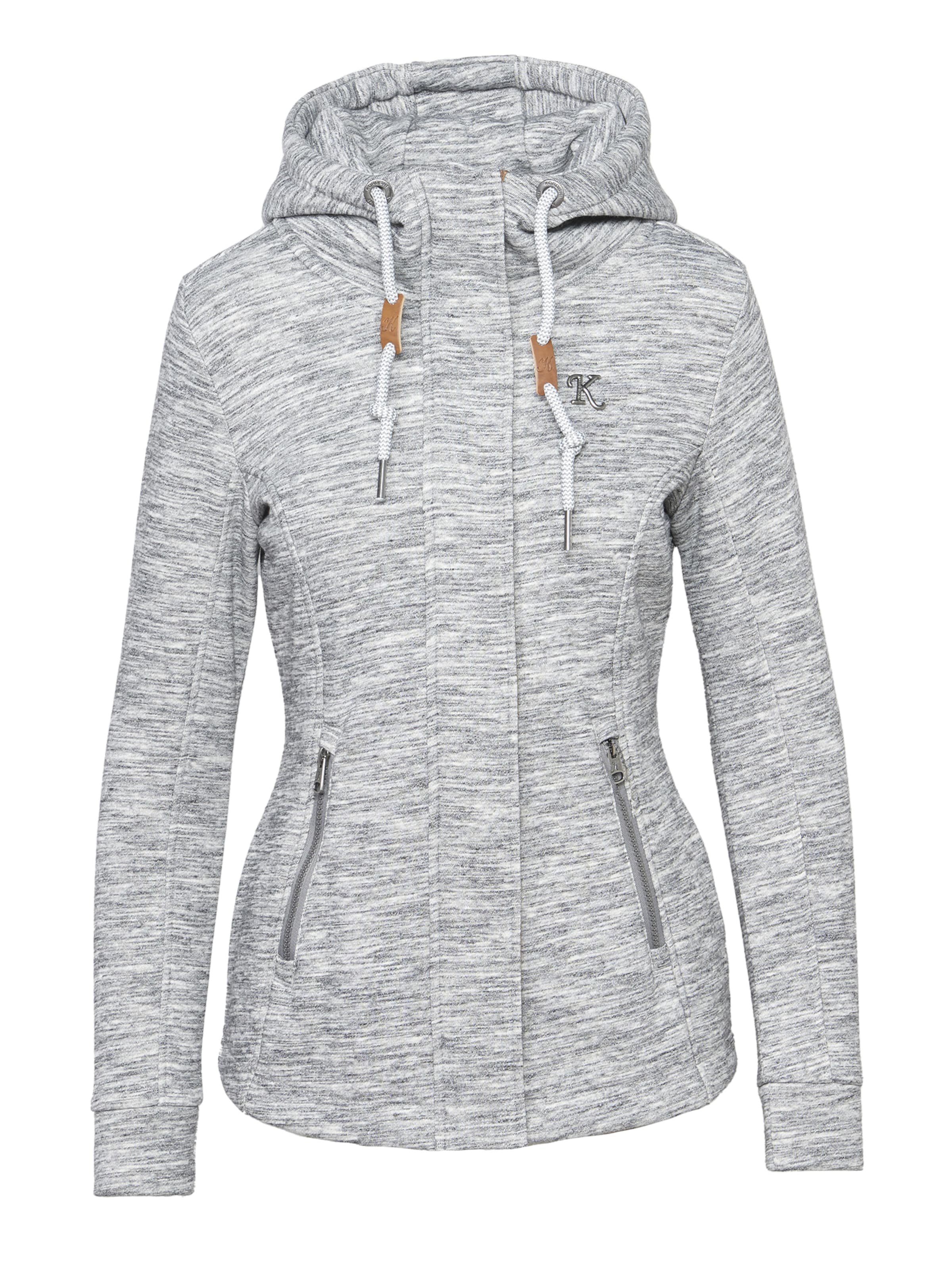 KOROSHI Ζακέτα φούτερ σε ανοικτό γκρι, Άποψη προϊόντος