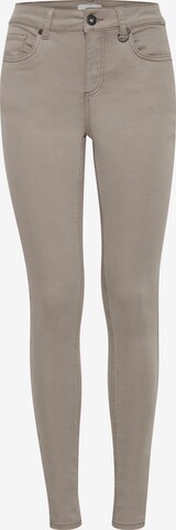 PULZ Jeans Skinny Jeans 'Emma' in Grijs: voorkant