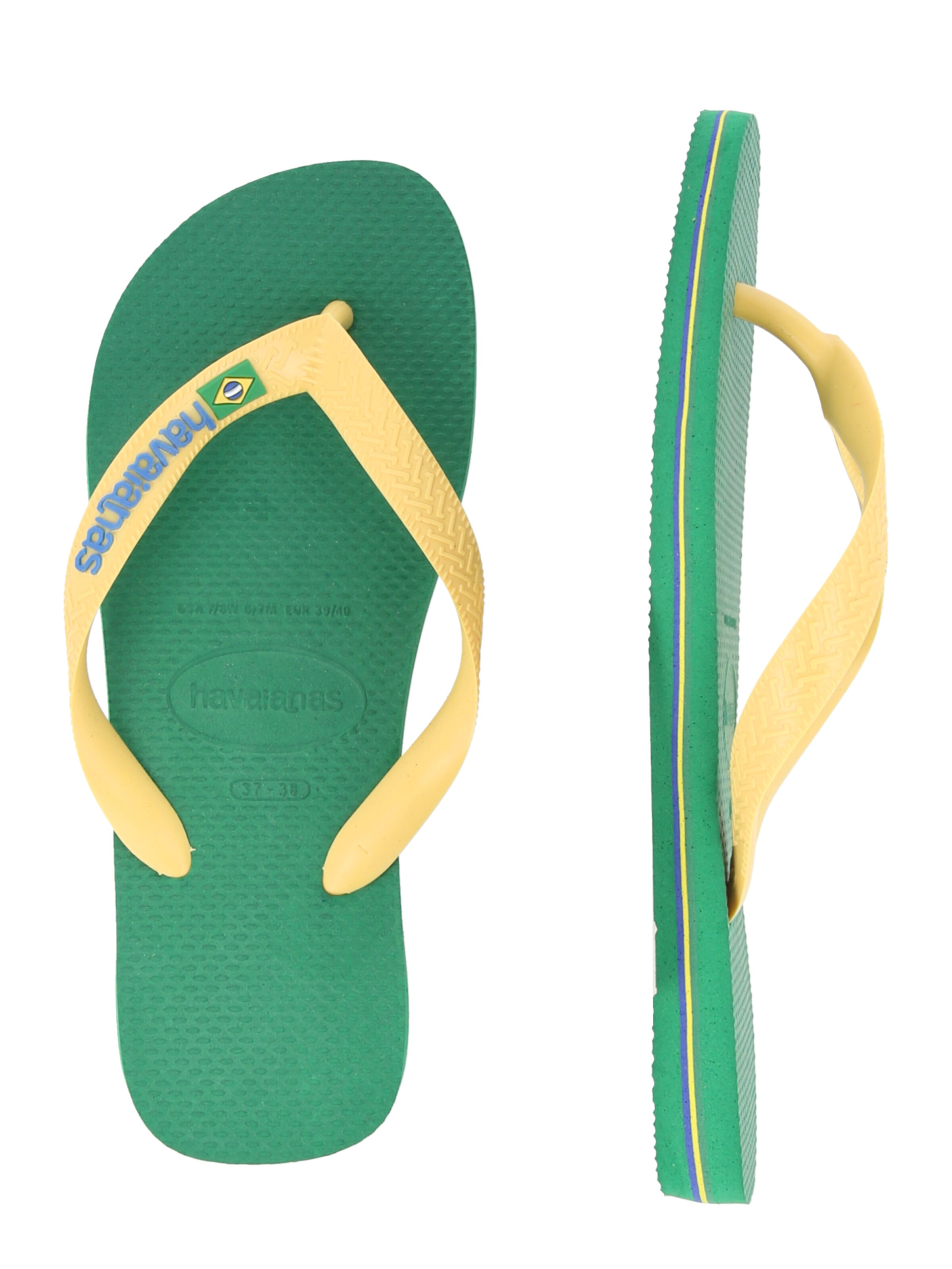 HAVAIANAS Varbavaheplätu 'BRASIL', värv roheline