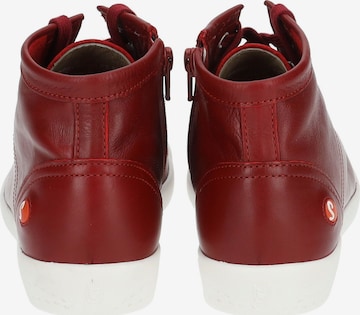 Softinos Sneakers hoog in Rood