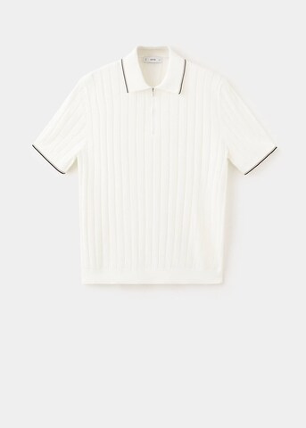 MANGO MAN Poloshirt 'Baluard' in Weiß