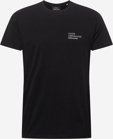 T-Shirt MADS NORGAARD COPENHAGEN en noir : devant