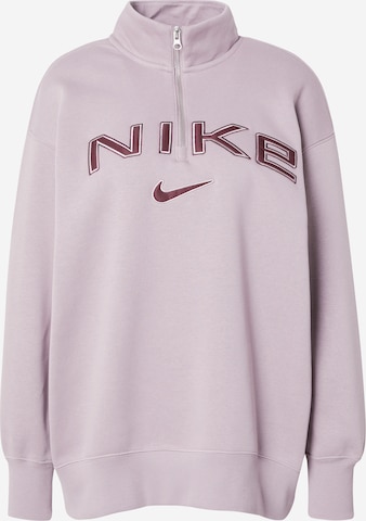 Nike Tech Fleece Pink Felpa Nike Donna Rose Nike Sportswear Felpa 'Phoenix Fleece' In Lilla Pastello ABOUT YOU