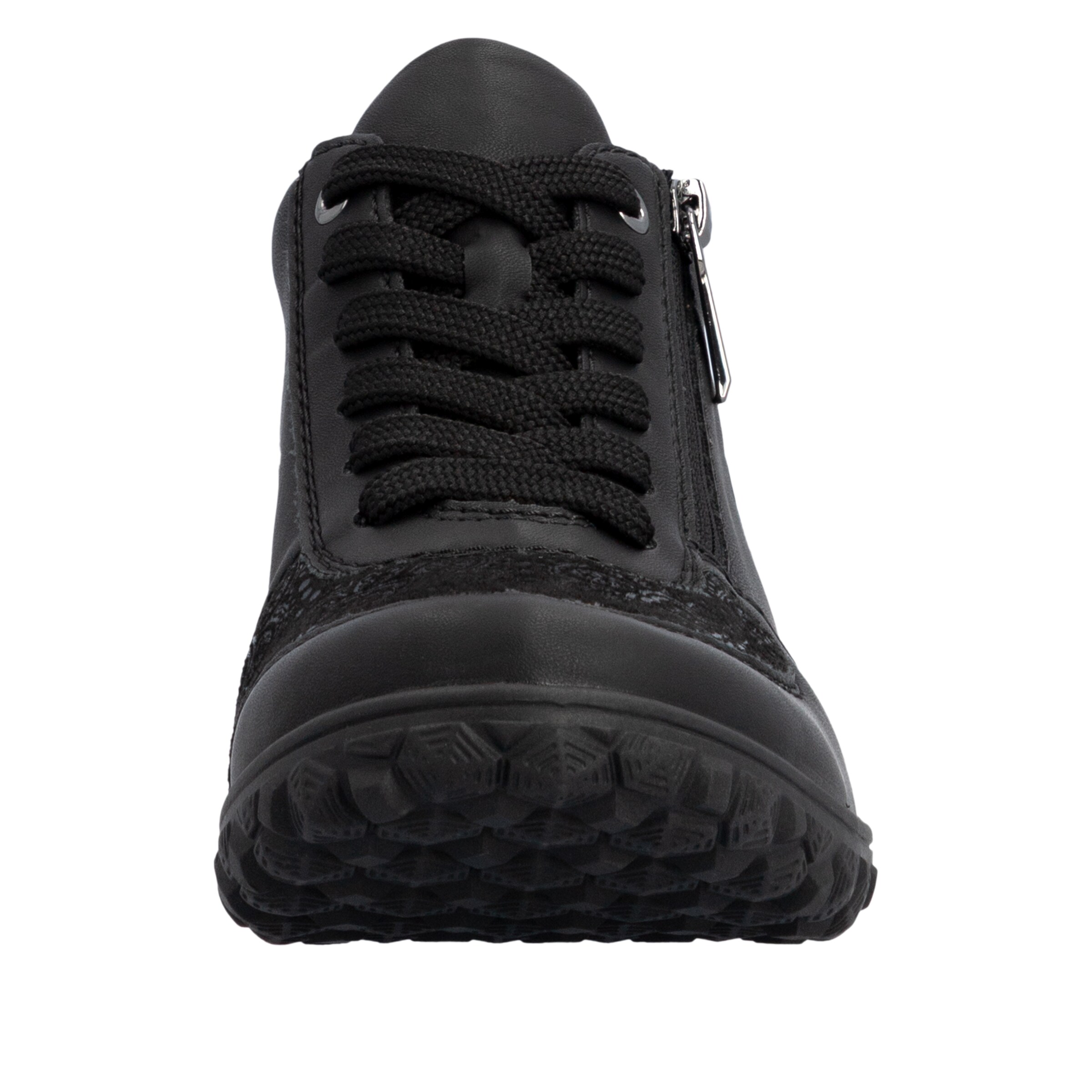 Rieker Schnürstiefelette in Schwarz