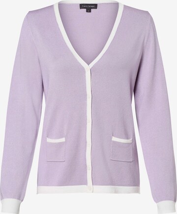 Franco Callegari Knit Cardigan in Purple: front