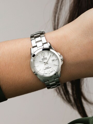 FESTINA Analog Watch 'Classics Swiss' in Silver: front