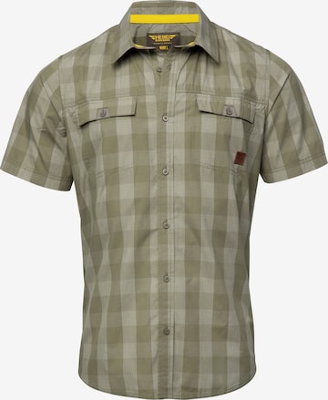 Coupe regular Chemise 'Hector' Hero en vert : devant