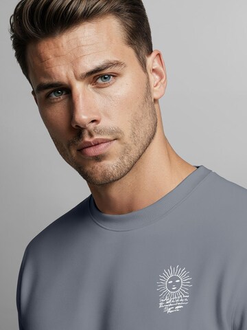 Neverless Sweatshirt 'Compass' in Grey