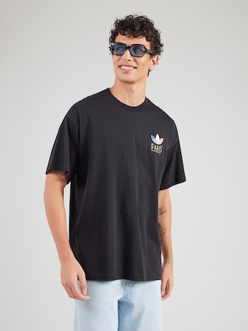 ADIDAS ORIGINALS Футболка 'PARIS' в Черный: спереди