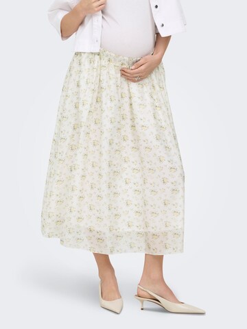 Only Maternity Nederdel 'OLManna' i hvid