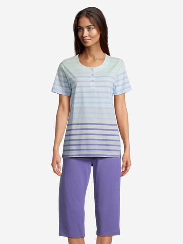 HAJO Pajama 'Klima Komfort' in Blue: front